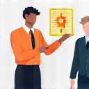 Icon representing expert and supportive certified trainers